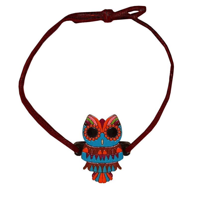 دستبند دخترانه مدل جغد سرخپوست کد 0001-GN دستبند دخترانه مدل جغد سرخپوست کد 0001-GN