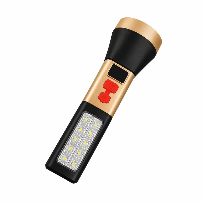 چراغ قوه دستی مدل شارژی 6 حالته Lj-211-2 با نور مهتابی