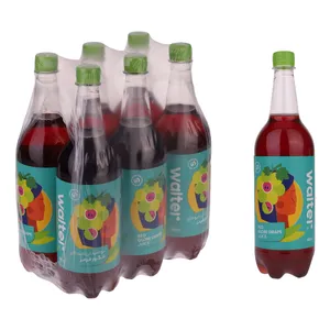 نوشیدنی میوه‌ ای انگور قرمز والتر - 1000 میلی لیتر  بسته 6 عددی