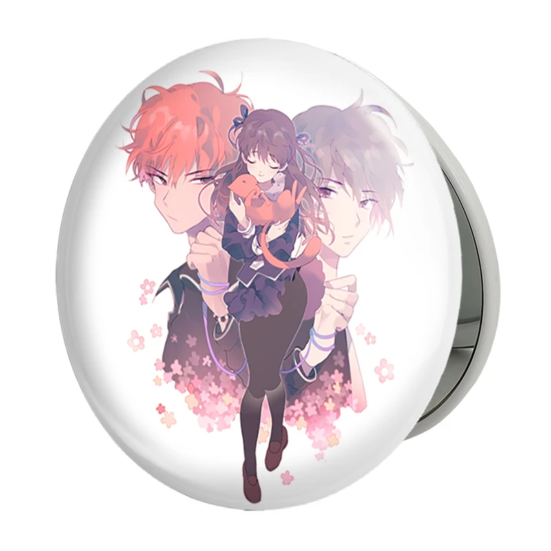 آینه جیبی خندالو طرح هوندا، یوکی و کیو انیمه سبد میوه مدل تاشو کد 33990