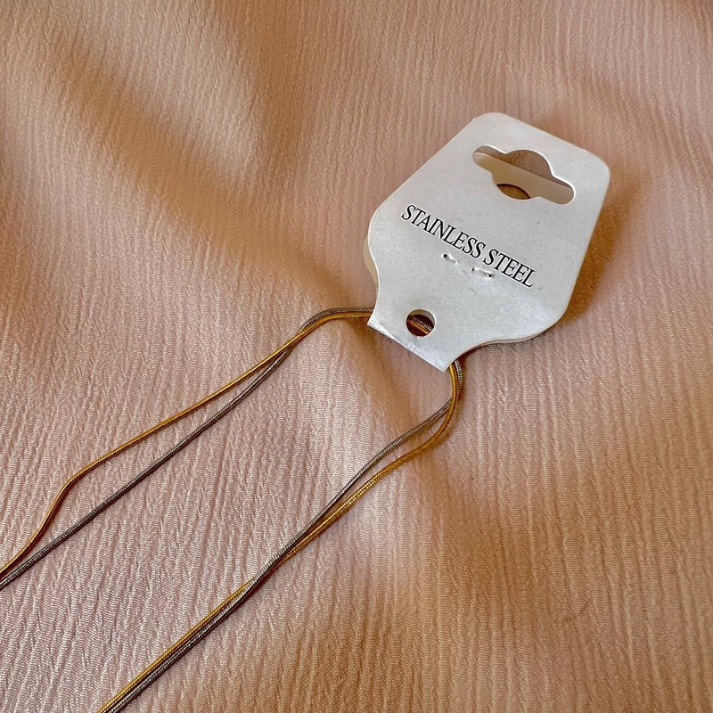 زنجیر زنانه مدل ماری نازک زنجیر زنانه مدل ماری نازک