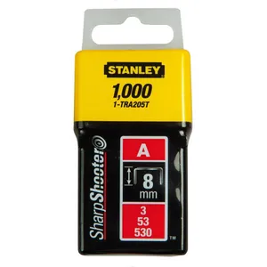 سوزن منگنه استنلی کد A سایز 8 بسته 1000 عددی