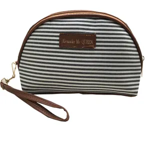 کیف لوازم آرایش زنانه مدل اسپرت راه راه کد 204