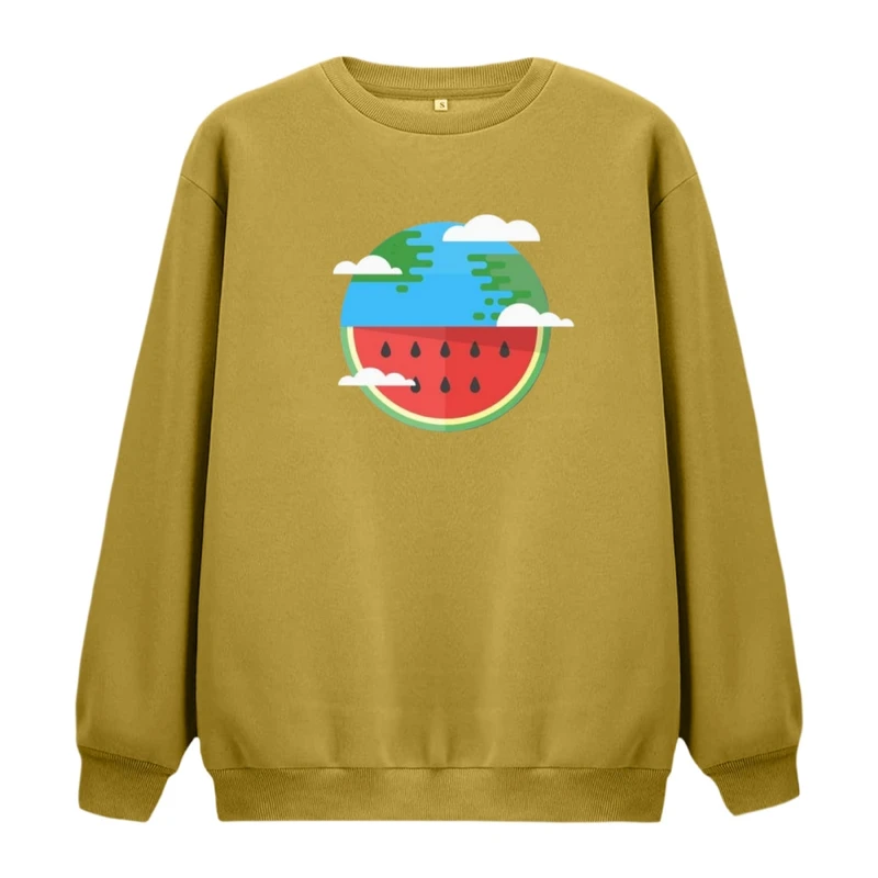 سویشرت زنانه مدل هندوانه یلدایی کد 27