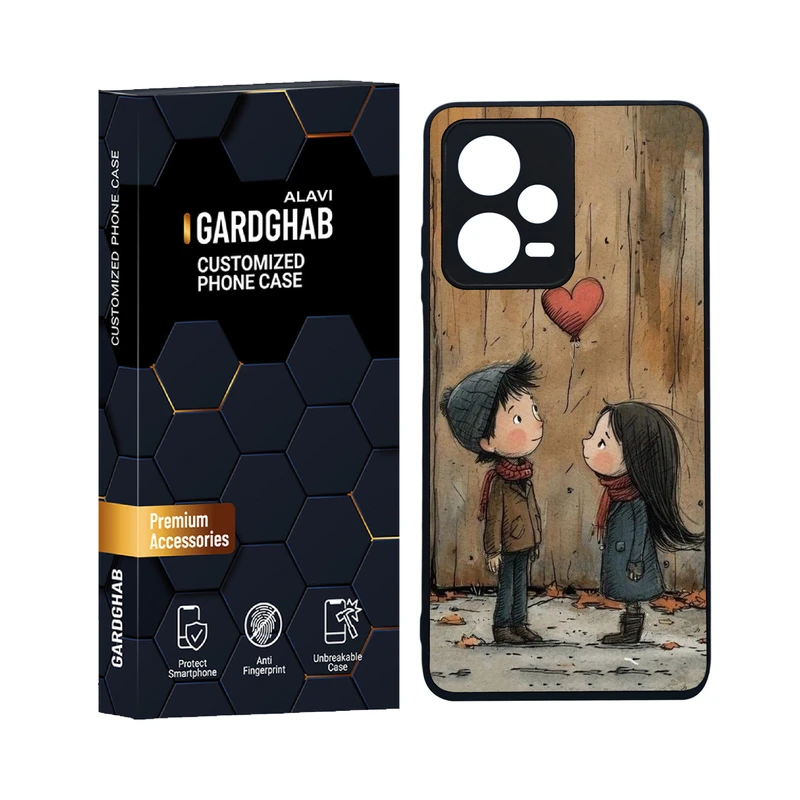 کاور گارد قاب علوی مدل دورژله ای فانتزی مناسب برای گوشی موبایل شیائومی Redmi Note 12 Pro 5G