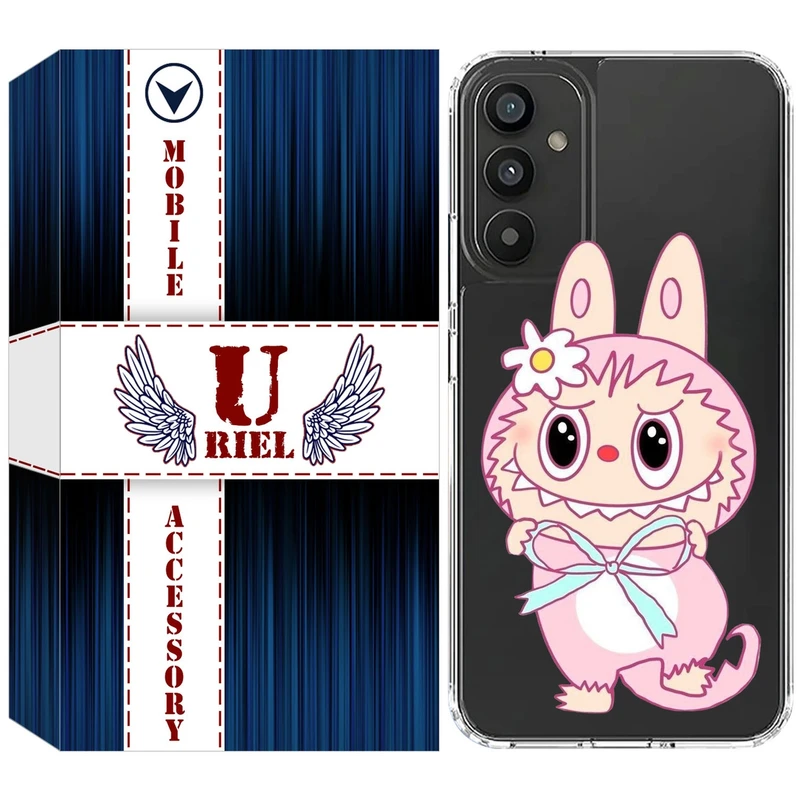 کاور یوریل مدل Clear کد 146 طرح لبوبو Labubu مناسب برای گوشی موبایل سامسونگ Galaxy A05S / M14 4G