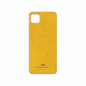 MAHOOT Mustard-Leather Cover Sticker for Samsung Galaxy A22 5G