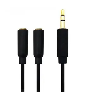 کابل تبدیل 1 به 2 AUX کی نت مدل SPLITER طول 0.2 متر