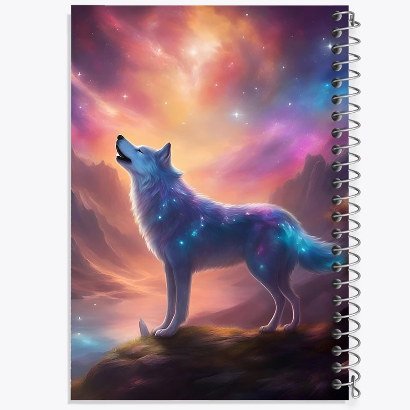 دفتر مشق 100 برگ خندالو طرح گرگ کد N3560