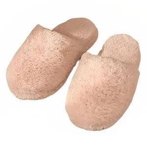 دمپایی حوله ای انگلیش هوم مدل Fluffy pembe