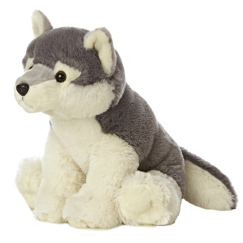 عروسک آرورا طرح گرگ مدل Aurora Wolf کد SZ11/711 طول 30 سانتی متر