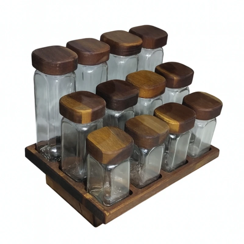 بانکه مدل چهار گوش کد BM5020 همراه با استند مجموعه 12 عددی