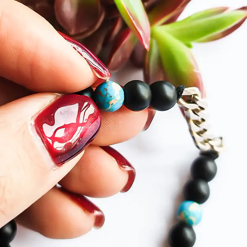 دستبند نقره مدل رنه