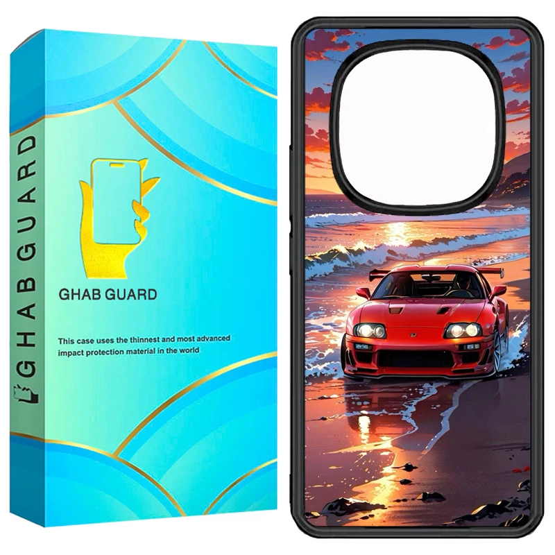 کاور قاب گارد طرح ماشین مدل GN14P مناسب برای گوشی موبایل شیائومی Redmi Note 14 Pro 5G / Note 14 Pro Plus 5G 