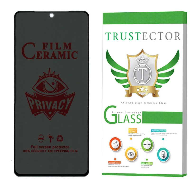 محافظ صفحه نمایش سرامیکی حریم شخصی تراستکتور مدل PRCTA مناسب برای گوشی موبایل سامسونگ Galaxy M52 5G