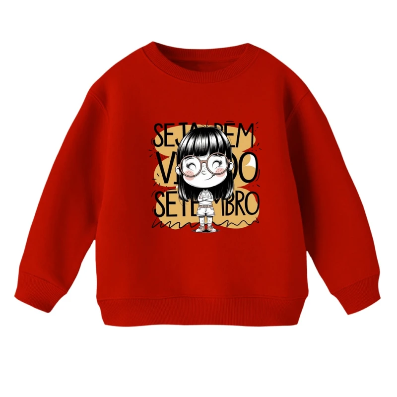 سویشرت بچگانه مدل دخترک عینکی 