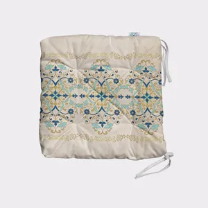 تشک صندلی شمسه نگار مدل گل حاشیه ای 