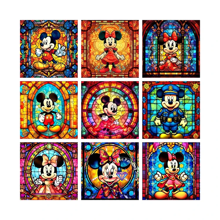 استیکر پارچه و لباس پاد آفرین مدل میکی موس کد 2393