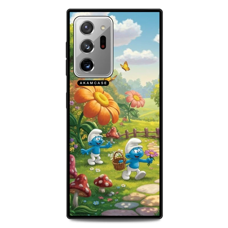کاور آکام مدل AMC-WSGN20U-SMURFS-9 مناسب برای گوشی موبایل سامسونگ Galaxy Note 20 Ultra