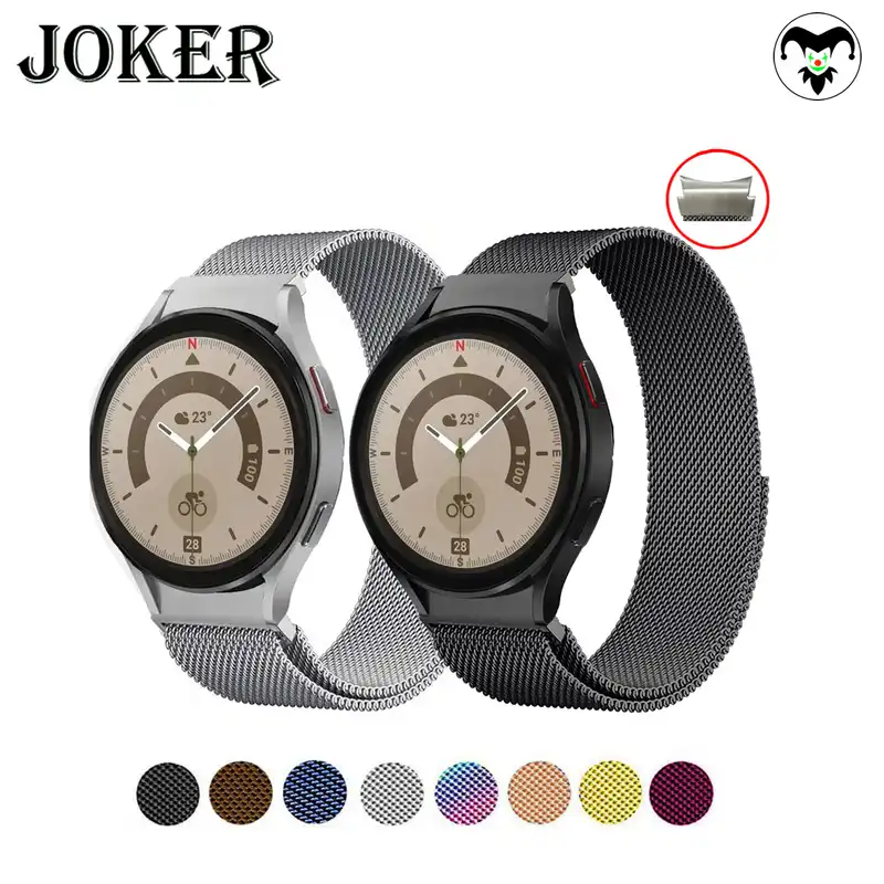 بند جوکر مدل Milanese مناسب برای ساعت هوشمند سامسونگ Galaxy Watch 5 40mm / Watch 5 44mm / Watch 5 pro 45mm