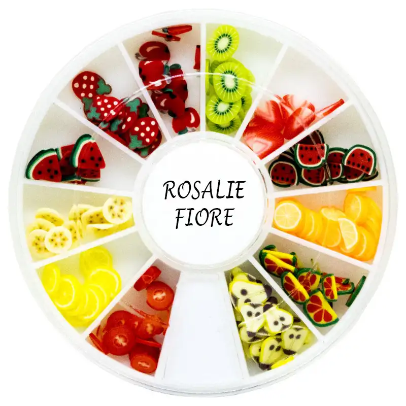 تزیین ناخن رزالی فیوره طرح انواع میوه ها