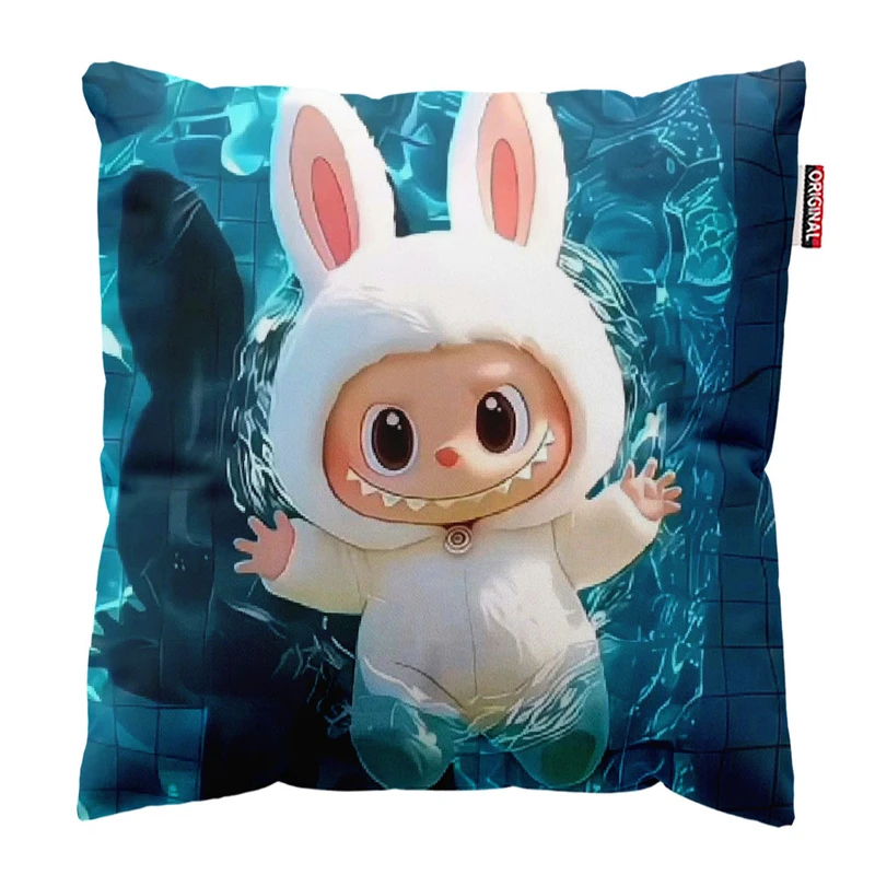  کوسن پاد آفرین طرح لبوبو سایز 30*30 سانتی متر کد 198