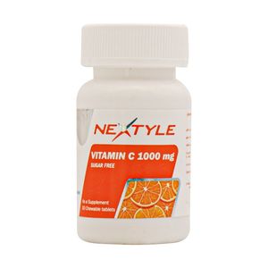 قرص جویدنی ویتامین C نکستایل - 1000  میلی گرم بسته 30 عددی