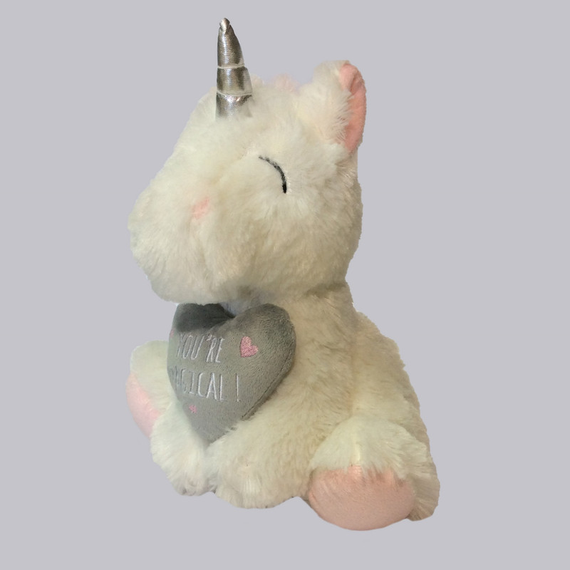 عروسک طرح اسب تک شاخ یونیکورن مدل You are Magical کد SZ9/595 ارتفاع 27 سانتی متر
