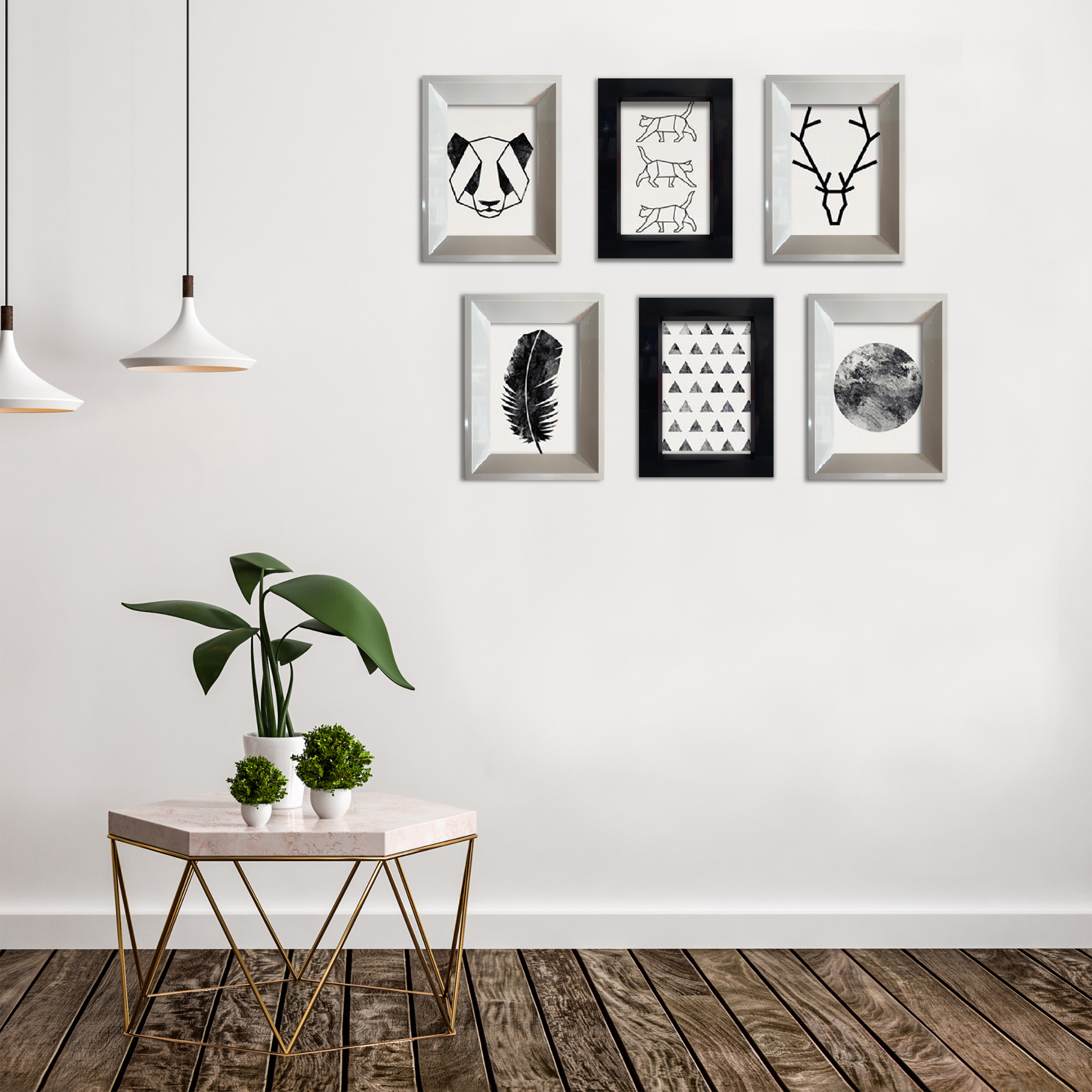 قاب عکس مدل  ایرانا مجموعه 6 عددی