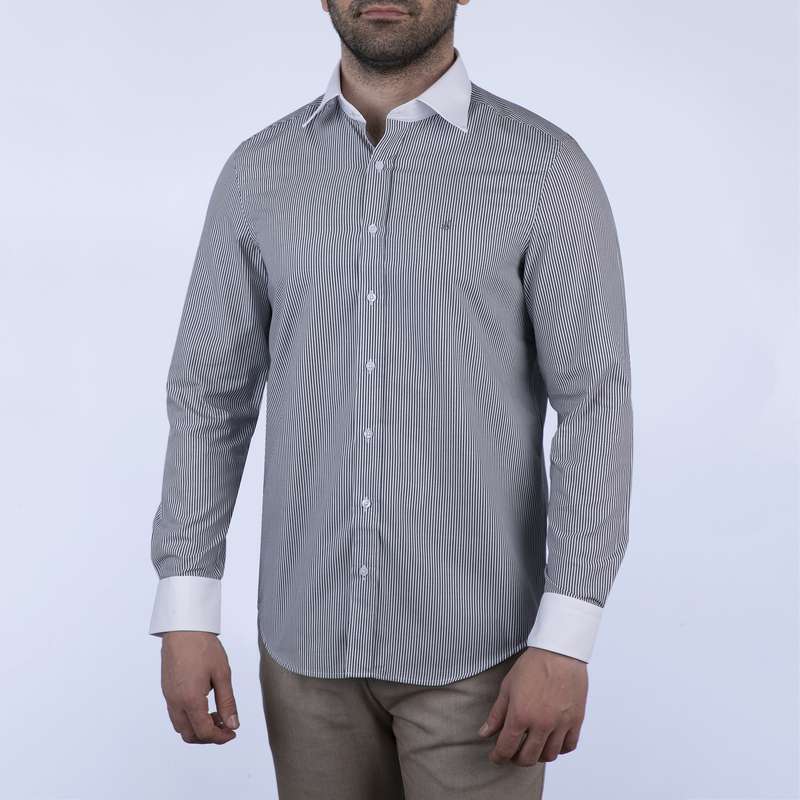 پیراهن آستین بلند مردانه ال سی من مدل 100554-172