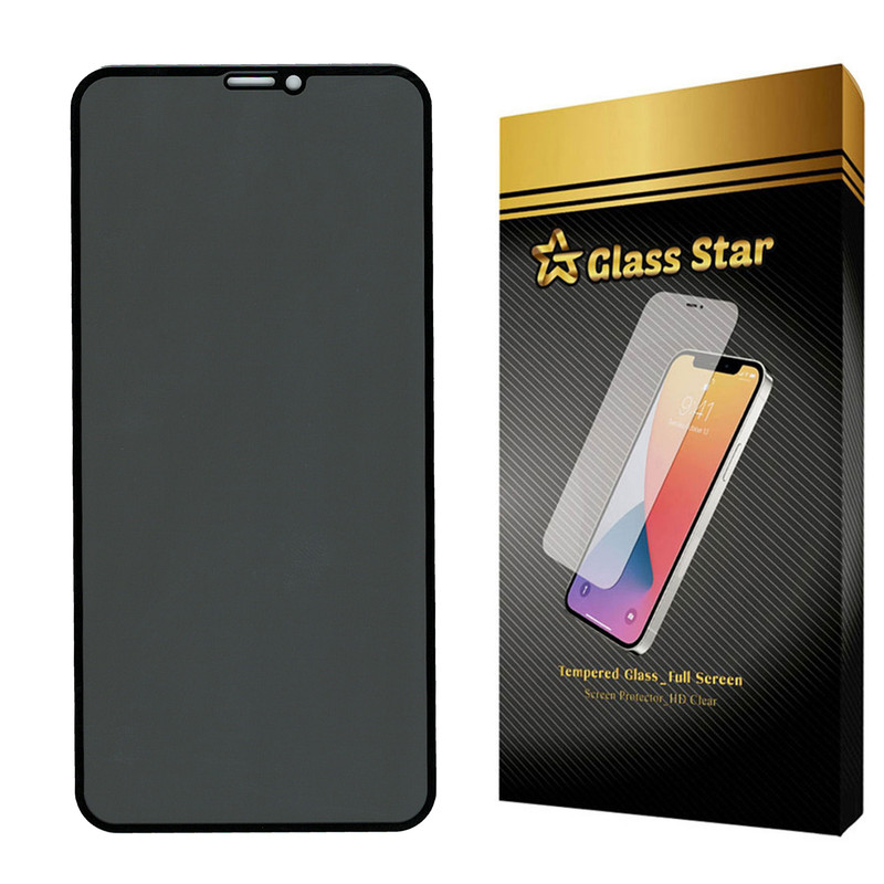 محافظ صفحه نمایش حریم شخصی گلس استار مدل PFGA مناسب برای گوشی موبایل اپل iPhone XS Max