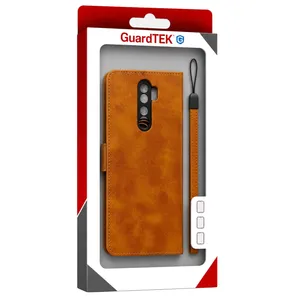 Guardtek asak Flip cover strap for Xiaomi Redmi Note 8 Pro