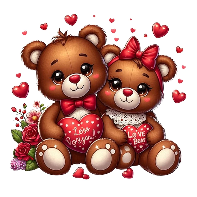 استیکر پارچه و لباس پاد آفرین مدل خرس تدی کد S589