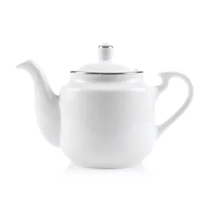 قوری چینی زرین ایران مدل چای استوانه 8 سمن درجه 3