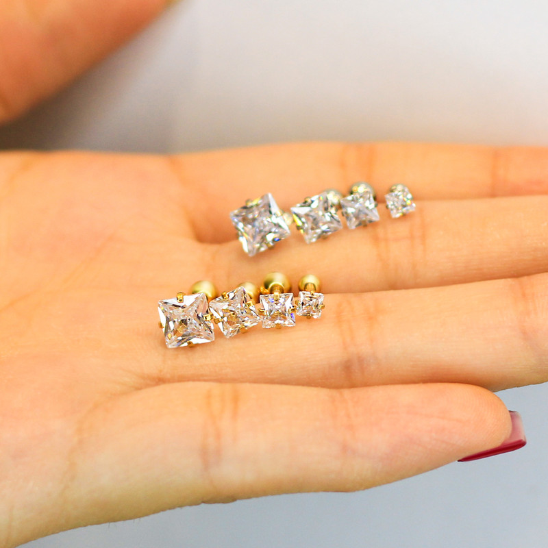 پیرسینگ گوش زنانه پایتخت مدل PS1090 مجموعه 4 عددی پیرسینگ گوش زنانه پایتخت مدل PS1090 مجموعه 4 عددی