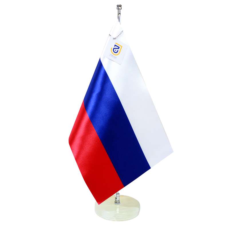 پرچم رومیزی جاویدان تندیس پرگاس مدل روسیه کد 2