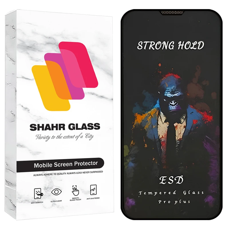 محافظ صفحه نمایش شهر گلس مدل MOBPPS مناسب برای گوشی موبایل اپل iPhone 13 Pro Max / iPhone 14 Plus