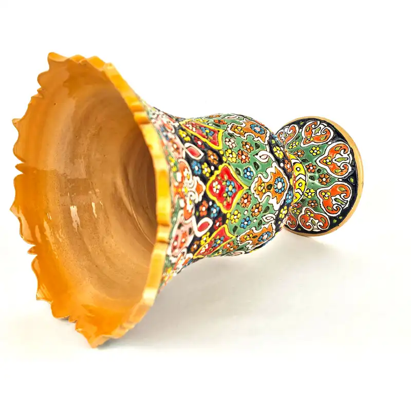 شکلات خوری میناکاری مدل ساغر کشیده کد a30