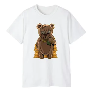 تی شرت آستین کوتاه مردانه مدل خرس پول دوست کد 046