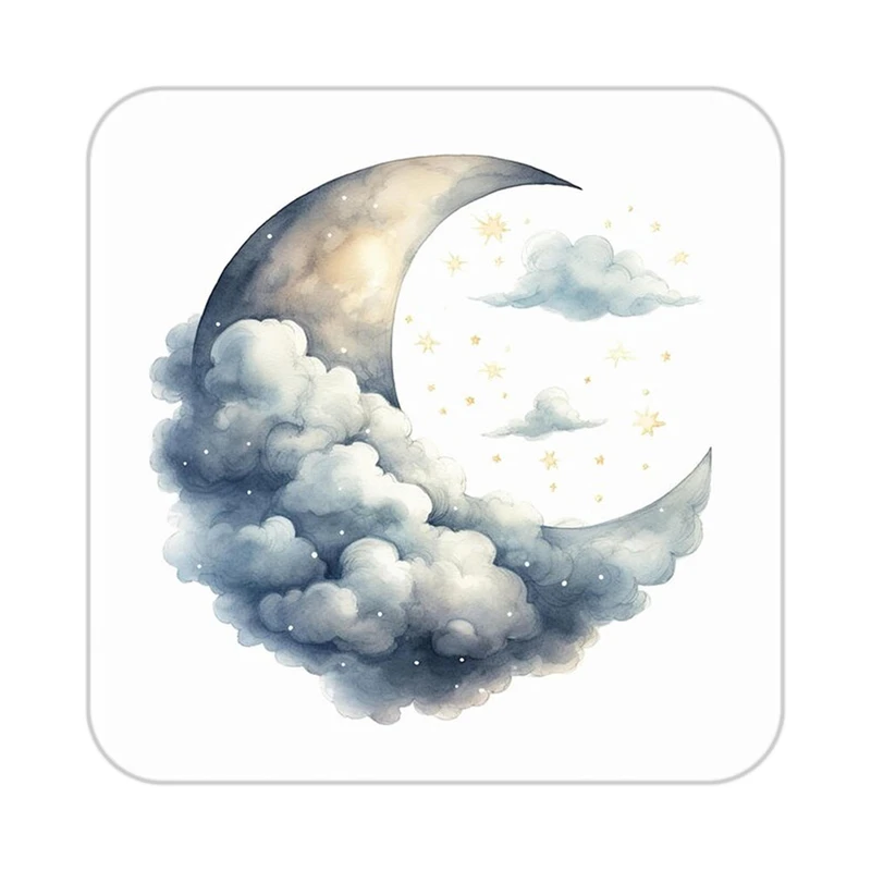 زیر لیوانی کاکتی طرح ماه و ستاره مدل mp52696