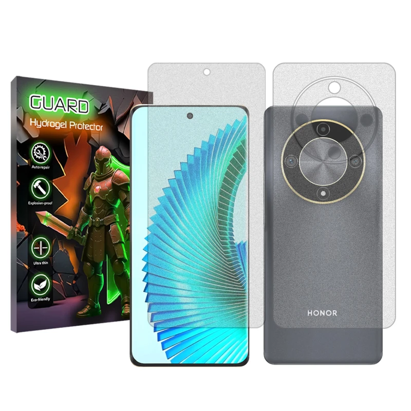 محافظ صفحه نمایش مات گارد مدل Tough مناسب برای گوشی موبایل آنر X9b به همراه محافظ پشت گوشی