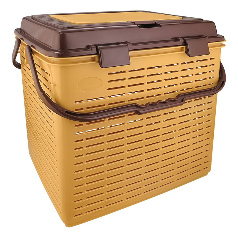 سبد آشپزخانه ناصر پلاستیک مدل گلریز