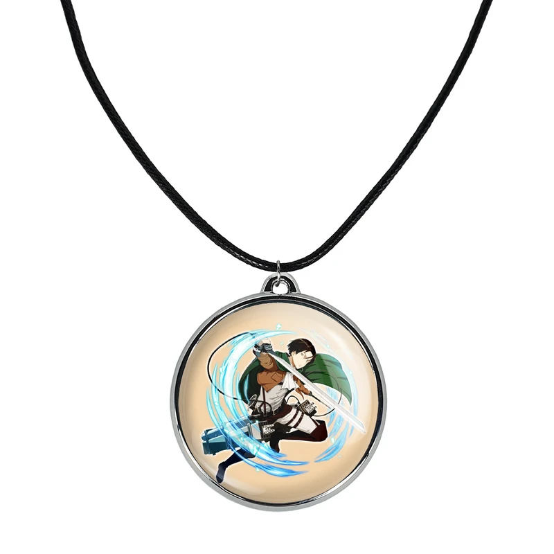 گردنبند خندالو مدل میکاسا و لیوای آکرمن انیمه اتک آن تایتان Attack On Titan کد A191