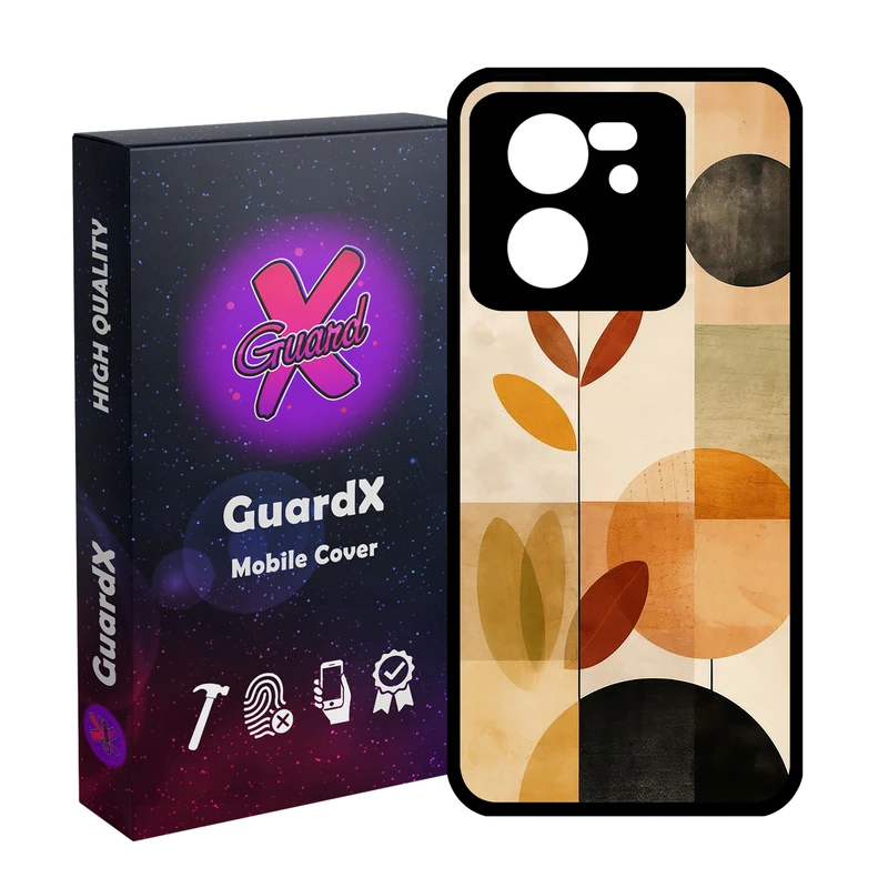 کاور گارد ایکس طرح برگ مدل Glass10809 مناسب برای گوشی موبایل شیائومی 13T/13T Pro/Redmi K60 Ultra