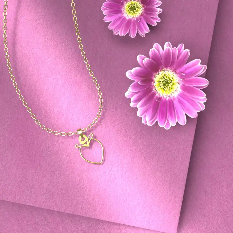 گردنبند طلا 18 عیار زنانه مدوپد مدل جغد کد B3-1-1035