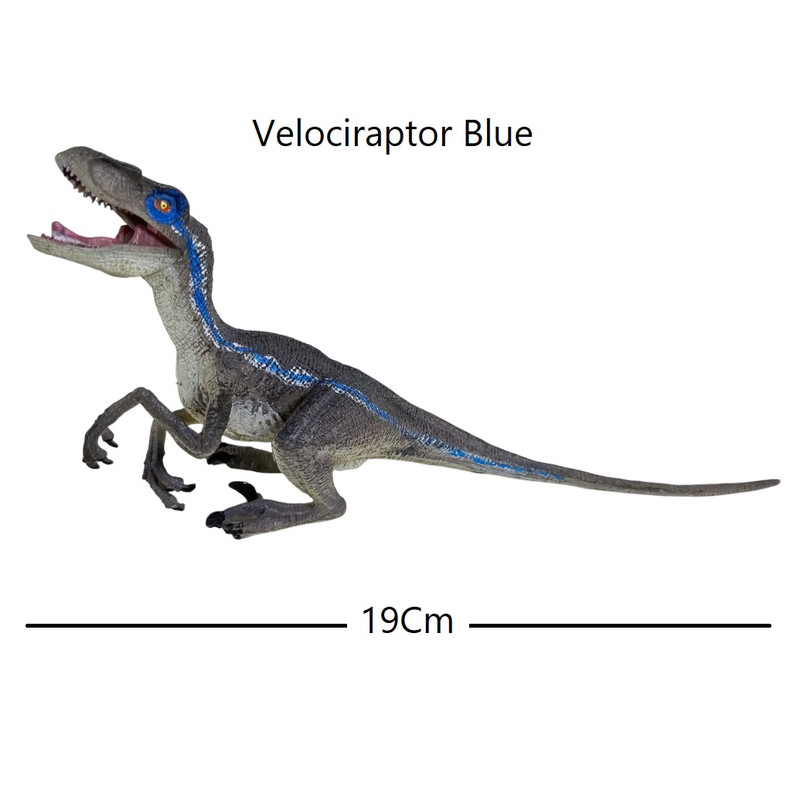 اکشن فیگور مدل دایناسور فک متحرک طرح Velociraptor کد 1003 ارتفاع 10 سانتی متر