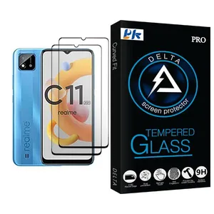 PK Delta Glass MIX002 Screen Protector For Realme C11 (2021) Pack Of 2