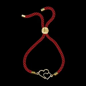 دستبند طلا 18 عیار زنانه الن نار مدل قلب کد  EN9556