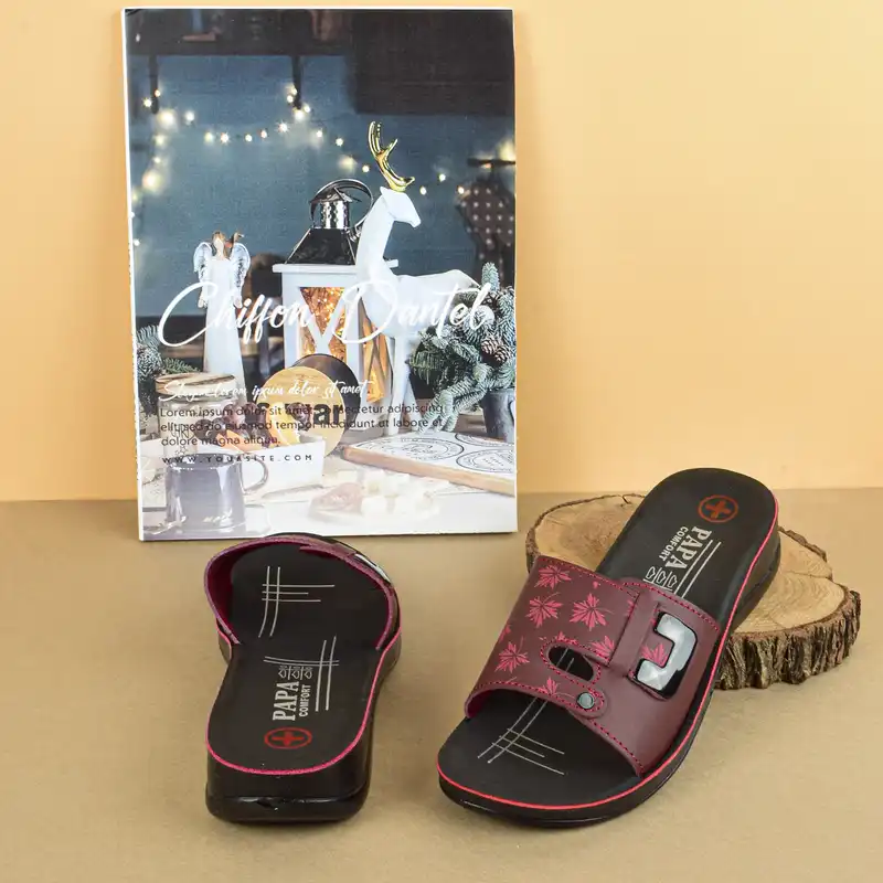 دمپایی زنانه پاپا مدل ویتوریا کد ZRSH.2926