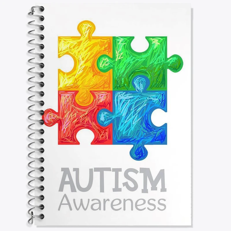 دفتر لغت 50 برگ خندالو مدل اتیسم Autism کد 26733